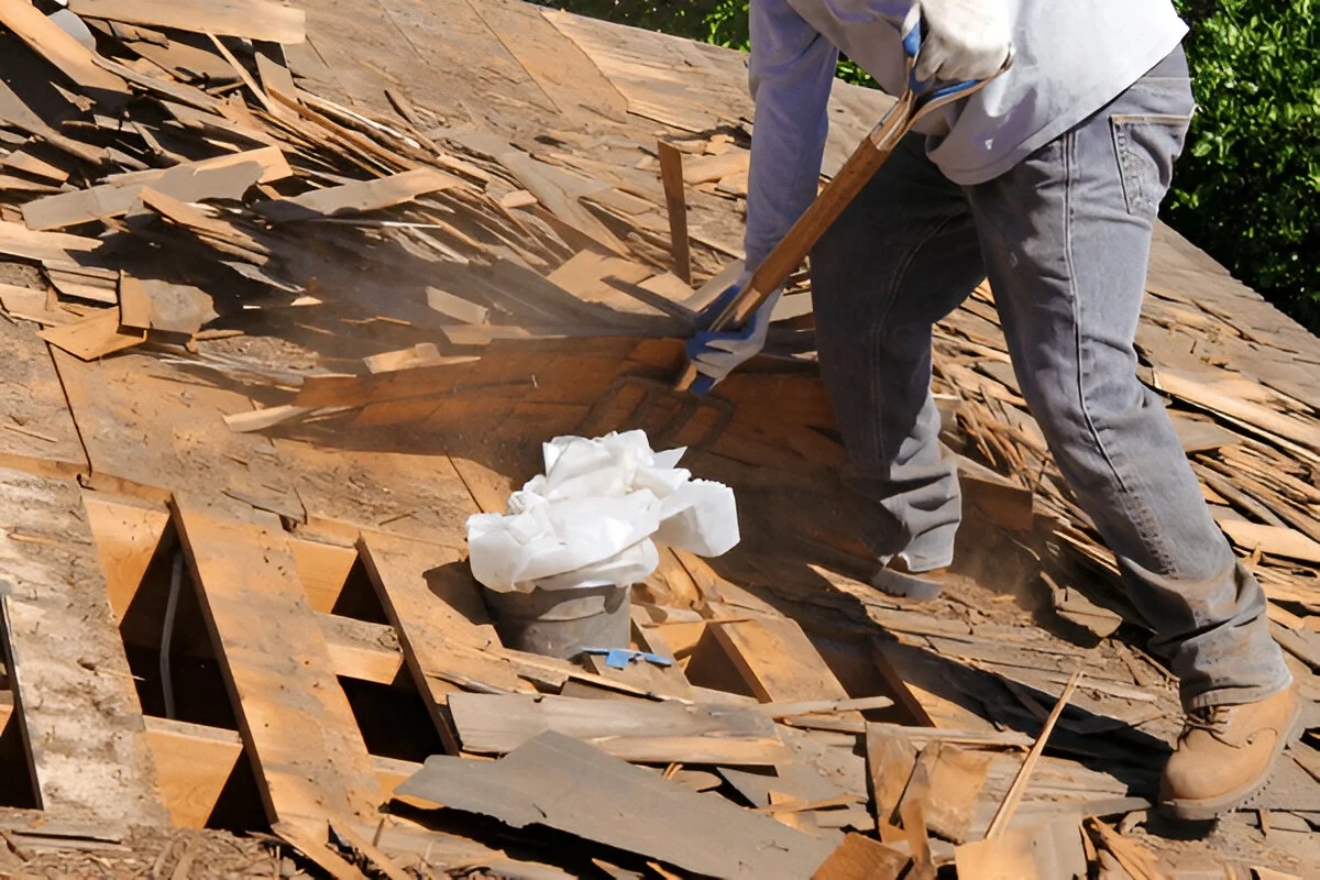 Cedar roof replacement