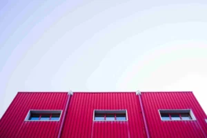 Overlap metal roofing