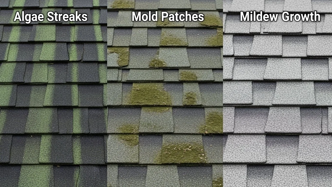 Algae vs. Mold vs. Mildew
