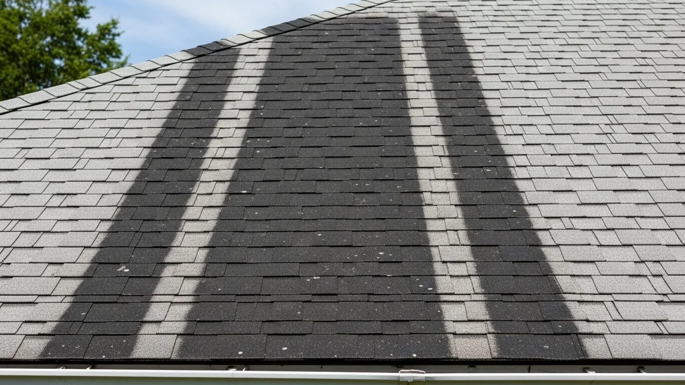 What Causes Black Streaks on Roof Shingles