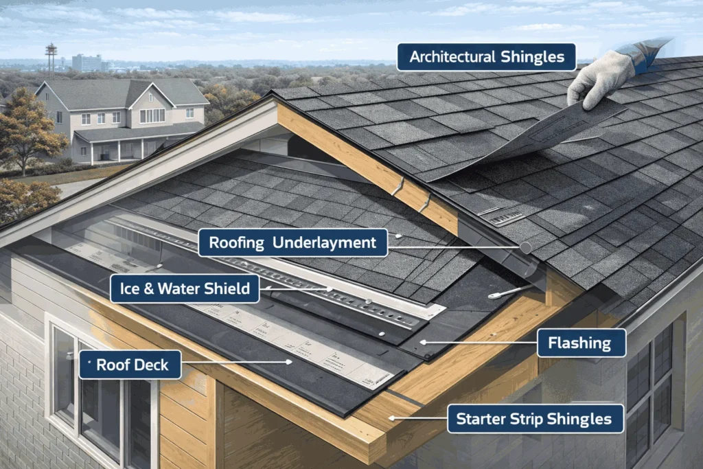 Deck Preparation & Protective Underlayment
