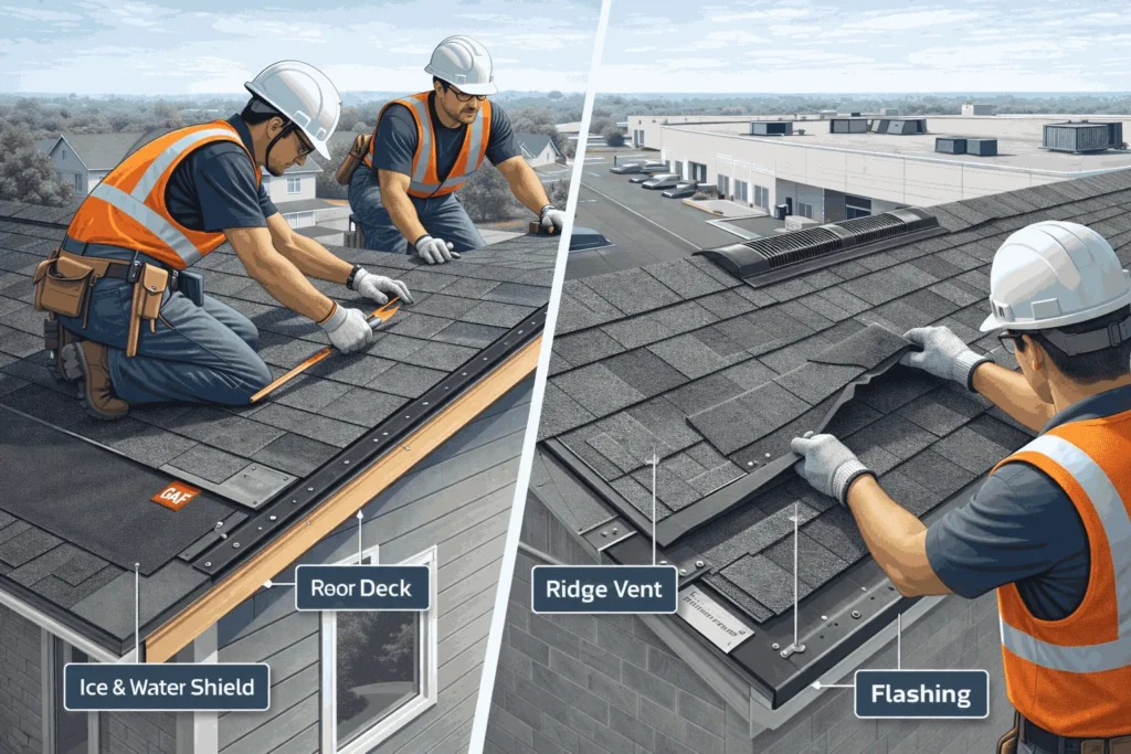 Precision Shingle Installation