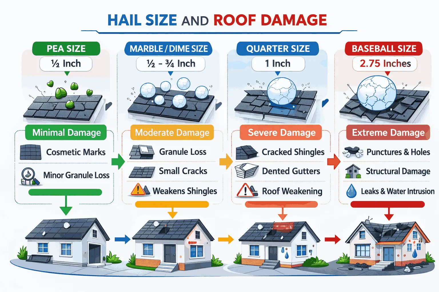 Hail Size and Its Impact on Roofing Systems